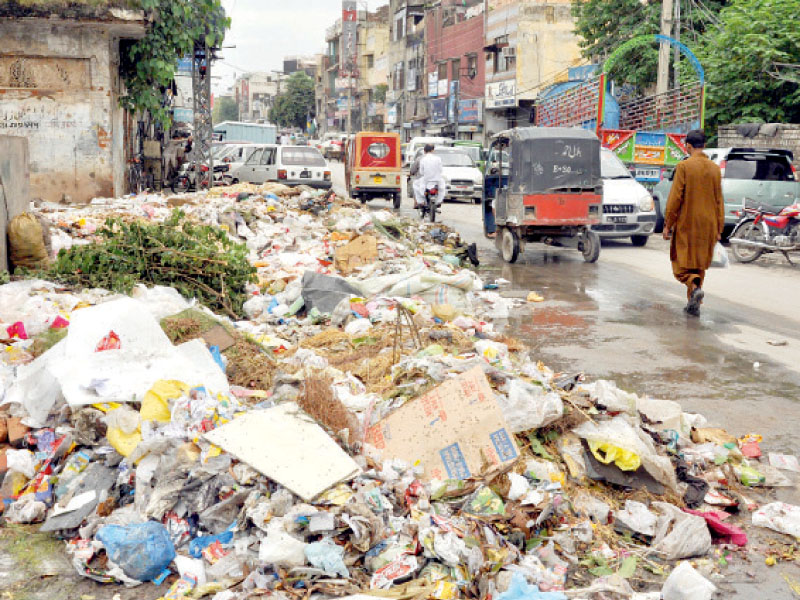 Scenic Saddar: Some areas become virtual dump sites for sanitary workers