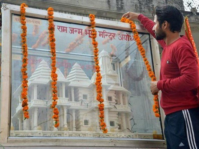 hindu hardliners have been calling for a ram temple to be built on the site of the babri mosque which was demolished in 1992 photo afp hindu hardliners have been calling for a ram temple to be built on the site of the babri mosque which was demolished in 1992 photo afp