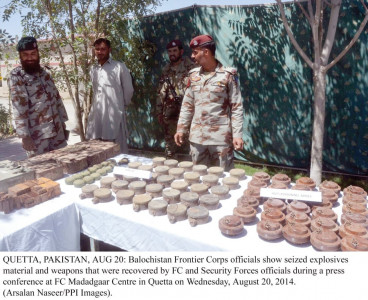 balochistan unrest fc seizes cache of arms and ammunition balochistan unrest fc seizes cache of arms and ammunition