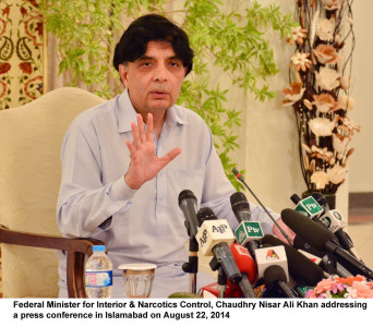 govt willing to accept overwhelming demands of protesters nisar