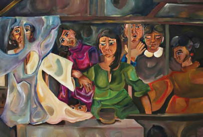 mad meditations preconceived dreams captivates audience at taseer art gallery