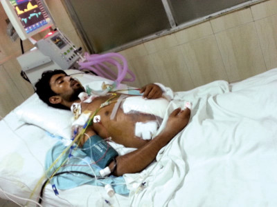 forgotten critically injured pti supporter gets no love from party