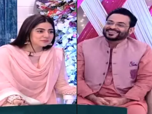 the worst of aamir liaquat was seen recently on sanam baloch s morning show where he was a guest along with his second wife the worst of aamir liaquat was seen recently on sanam baloch s morning show where he was a guest along with his second wife
