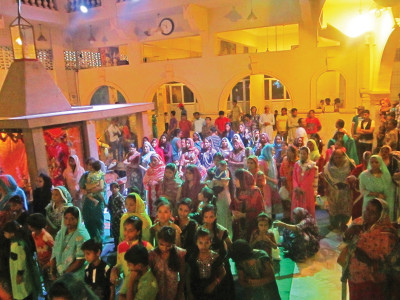 sacred festival hindus celebrate ganesha chaturthi pooja in karachi