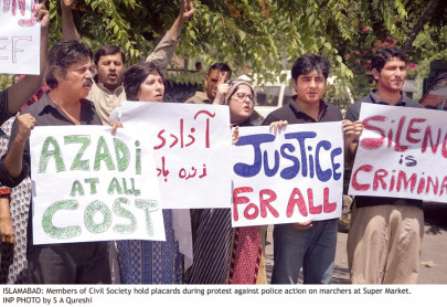 condemning police brutality displaced protesters hold anti govt rally at f 6