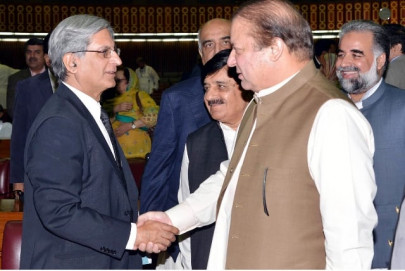 opposition behind nawaz only to support democracy says aitzaz