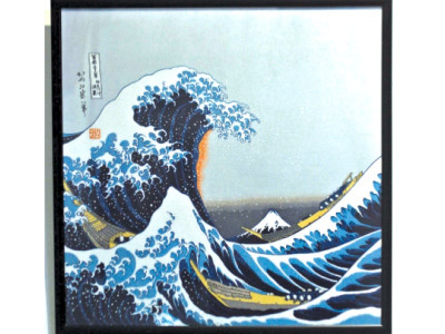 traditional art japanese woodblock printing on display traditional art japanese woodblock printing on display