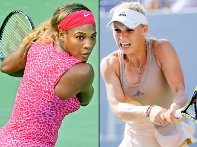 serena sets up final clash with wozniacki