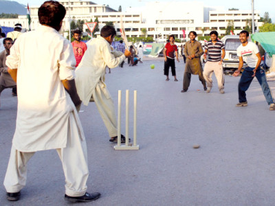 marshalling the field sit in merger splits to play friendly cricket match