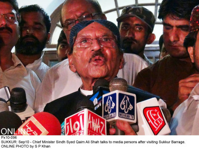 cm visits upper sindh shah dissatisfied with protective measures for flood cm visits upper sindh shah dissatisfied with protective measures for flood