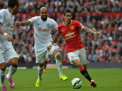 english premier league louis van gaal wants more from angel di maria