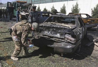 three nato soldiers killed in kabul suicide car bomb