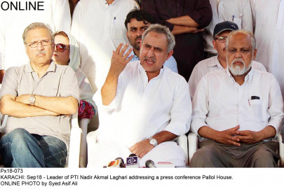 press conference pti leader condemns talk of dividing sindh