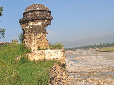 effaced possible heritage site eaten into by mighty river daur effaced possible heritage site eaten into by mighty river daur