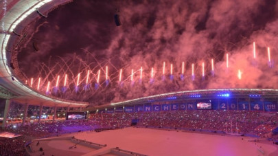 opening ceremony 17th asian games officially kick off