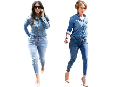 lovin the double denim look