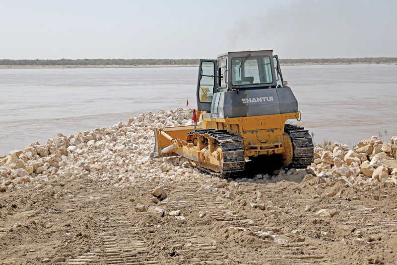 prepared for the worst with 17 spurs irrigation dept hopes to fix tori bund s most vulnerable point