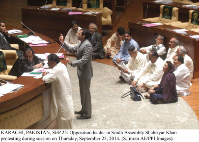 controversy averted assembly passes resolution against division of sindh