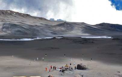new cricket match altitude record set on roof of africa