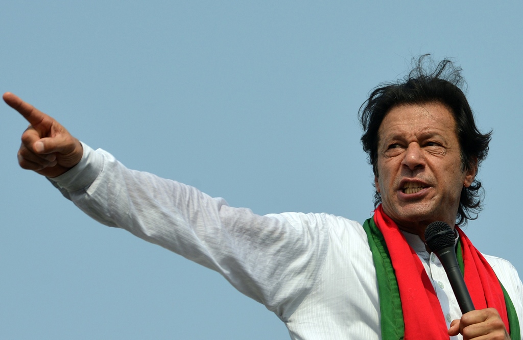 azadi march imran khan claims breaking record