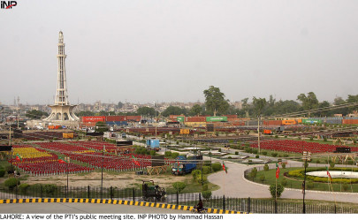ready for the show 3 000 policemen to protect pti rally