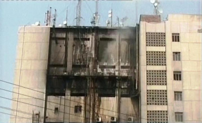 ptcl building fire disrupts telecommunication services in lahore