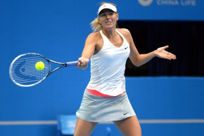 sharapova advances at china open after defeating kanepi
