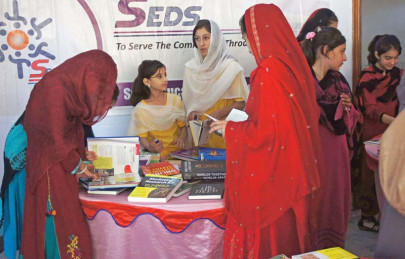 donation drive book exhibition for girls