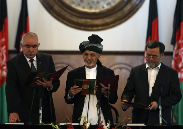 ghani takes oath as new afghan president ghani takes oath as new afghan president