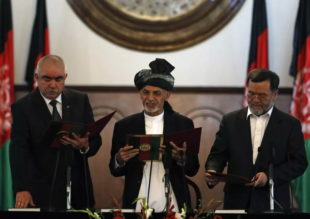 ghani takes oath as new afghan president ghani takes oath as new afghan president