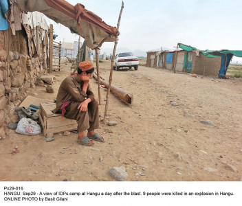 too little too late 20 fc men deployed to guard bomb wrecked refugee camp