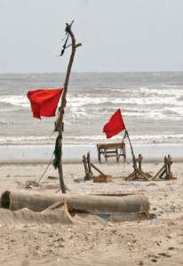 no bathing allowed visitors to stay on the shore this eid