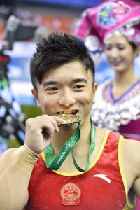 yao liu strike gold for china in gymnastics