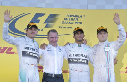 hamilton wins russian gp mercedes take constructors title