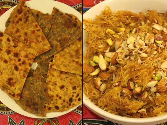 chilly rainy winter this besan roti and muzaffar will surely warm you up