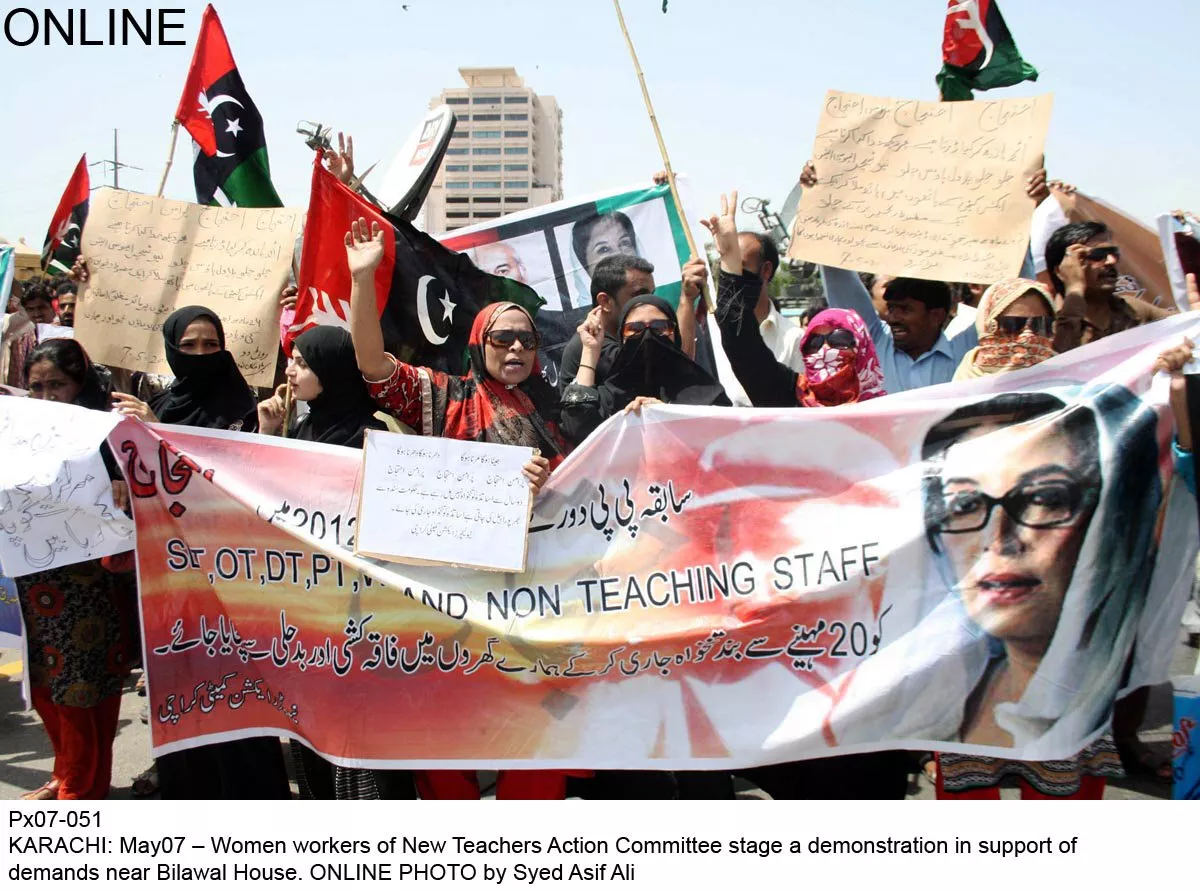 school s out sindh s teachers threaten two day boycott school s out sindh s teachers threaten two day boycott