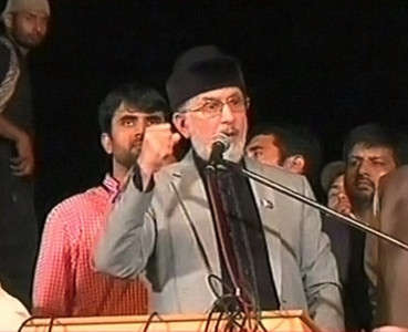 back to dharna no deal struck with government says qadri