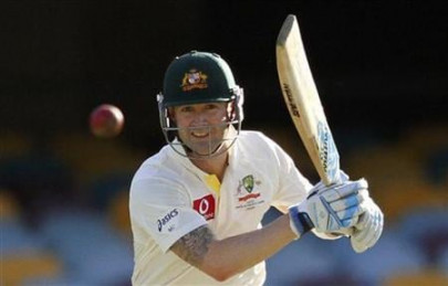 clarke fails again as australia lose warmup match