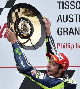 australian motogp rossi records 82nd win with phillip island victory