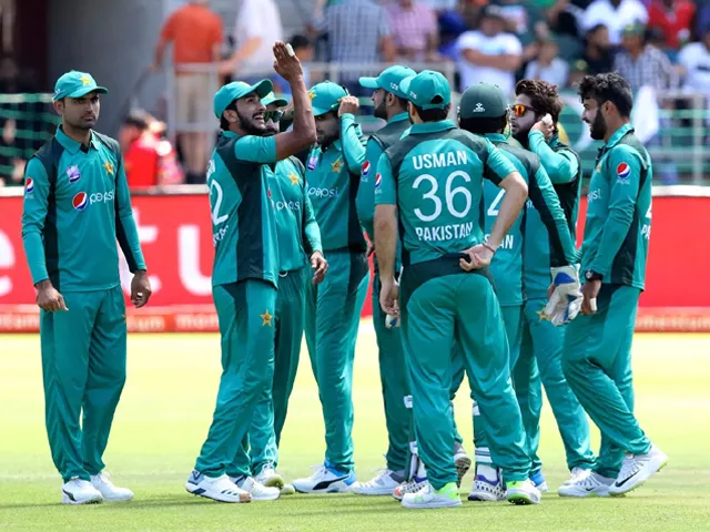 pakistan celebrates the taking of reeza hendricks of south africa 039 s wicket during the 1st one day international between south africa and pakistan at st georges park on january 19 2019 in port elizabeth south africa photo getty pakistan celebrates the taking of reeza hendricks of south africa 039 s wicket during the 1st one day international between south africa and pakistan at st georges park on january 19 2019 in port elizabeth south africa photo getty