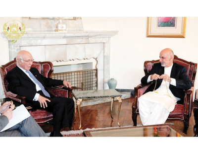 ties with kabul afghan president to share his vision with pm nawaz