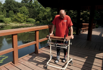 paralysed man walks again after breakthrough spinal treatment