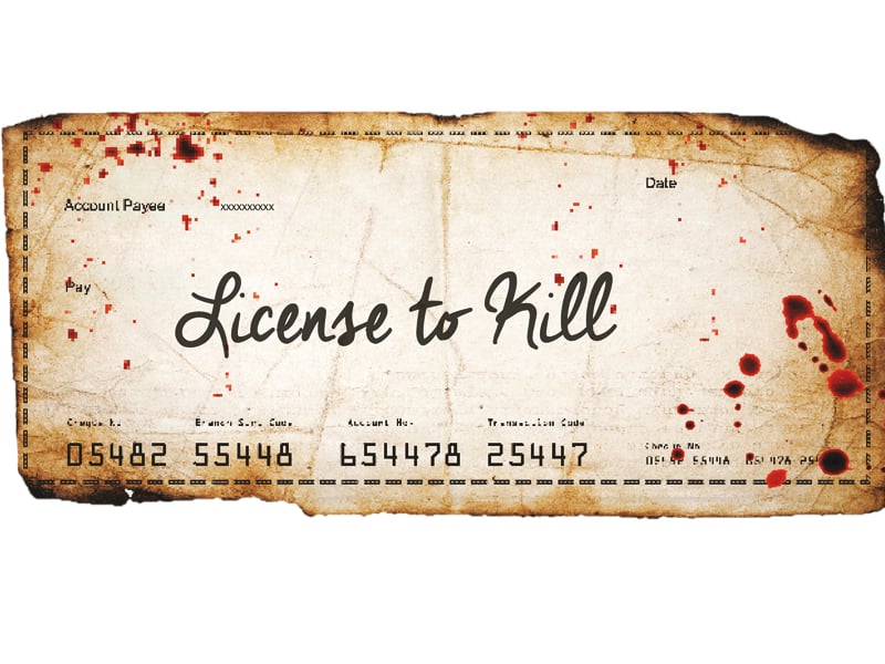 contractual crime license to kill