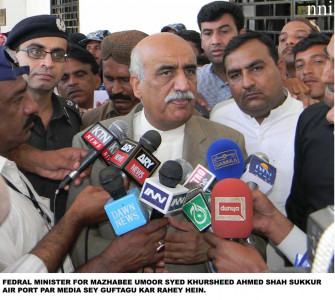 religion politics should be kept separate urges khursheed shah