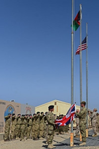 british forces hand over control of last base in afghanistan