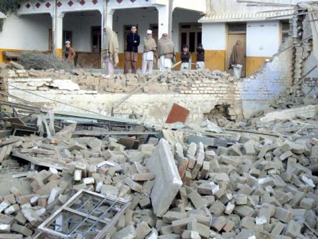 militants blow up girls primary school in khyber agency