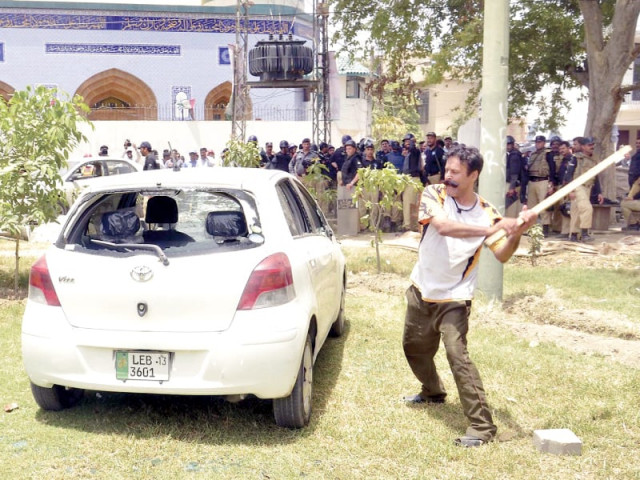 gullu butt denies model town vandalism gullu butt denies model town vandalism