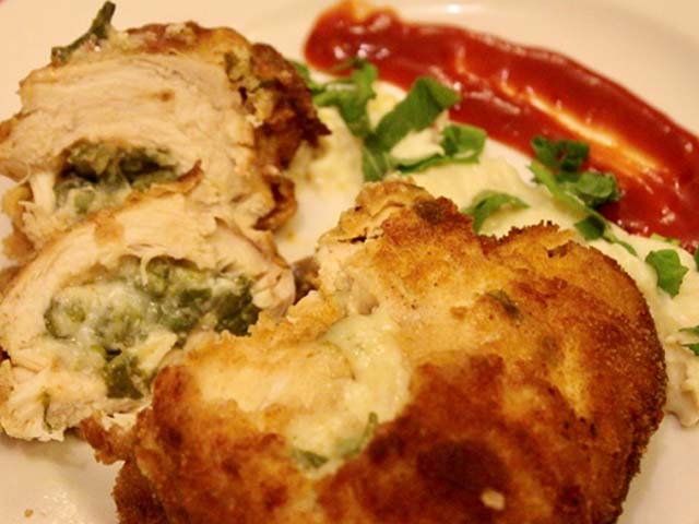 spinach stuffed chicken easy to prepare and impressive to serve