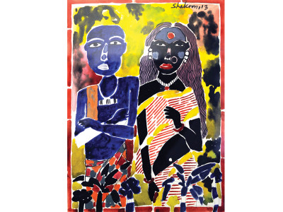 historical theme bengali artist s work on display at nomad historical theme bengali artist s work on display at nomad