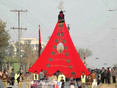 amid heavy security mourners converge in rohri for procession